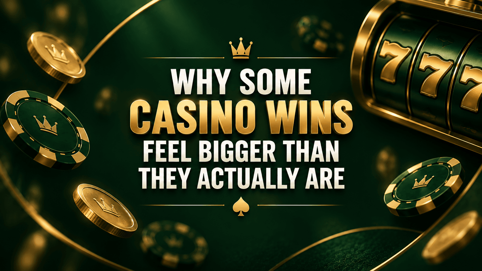 Why Some Casino Wins Feel Bigger Than They Actually Are?