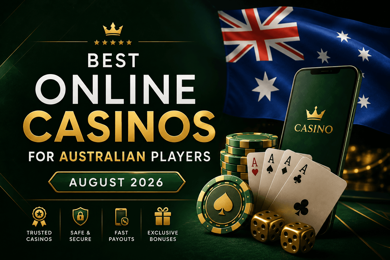Best Online Casinos for Australian Players – August 2026
