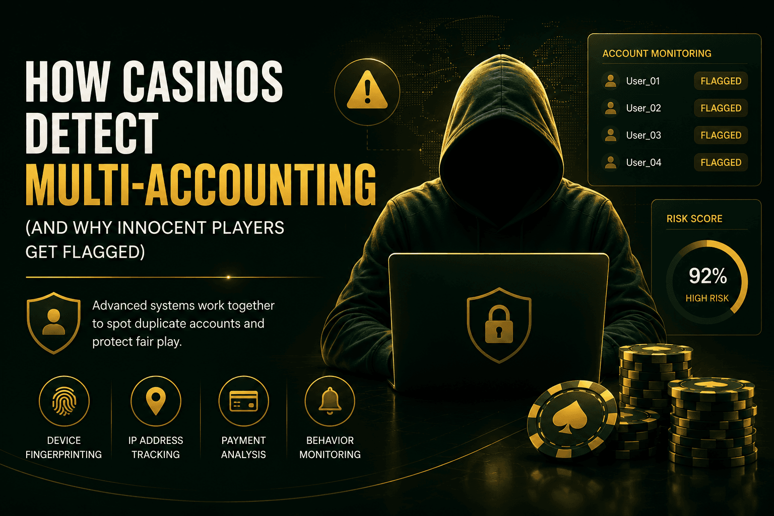 How Online Casinos Spot Multi-Accounting (And Why Clean Aussie Players Get Flagged)