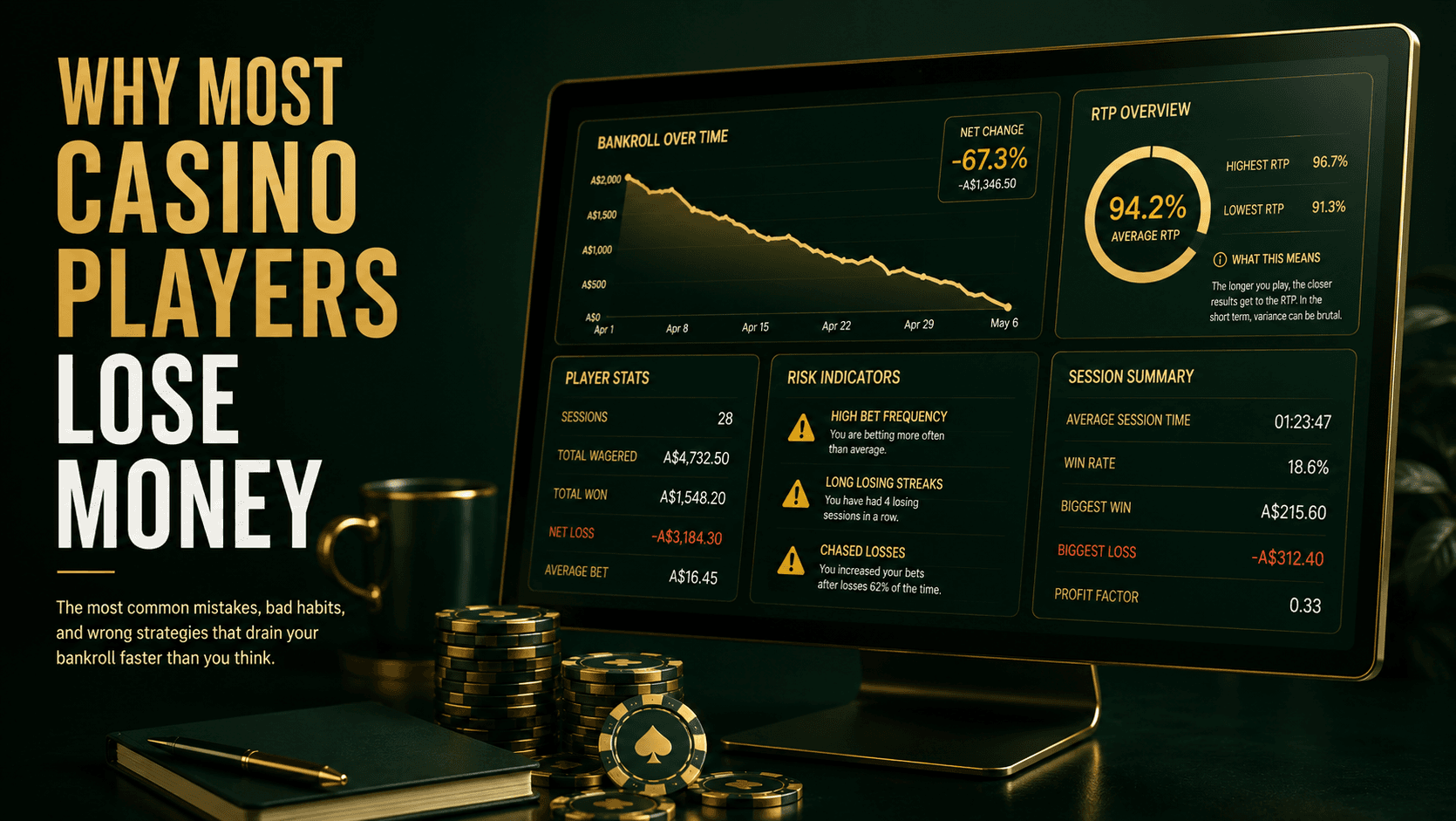 Why Most Casino Players Lose Money (It Is Rarely Just Bad Luck)