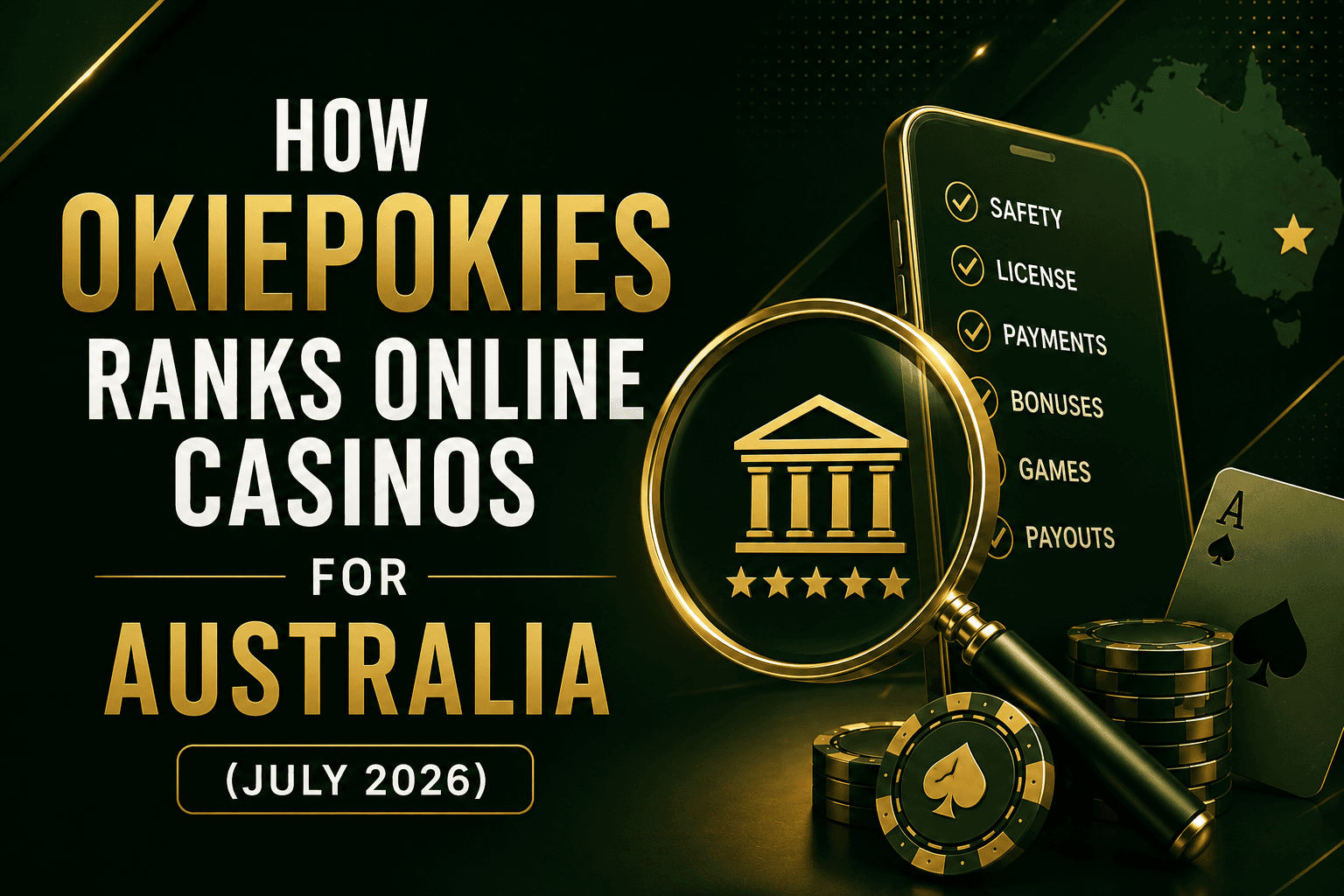 How Okiepokies Ranks Online Casinos for Australia (July 2026)