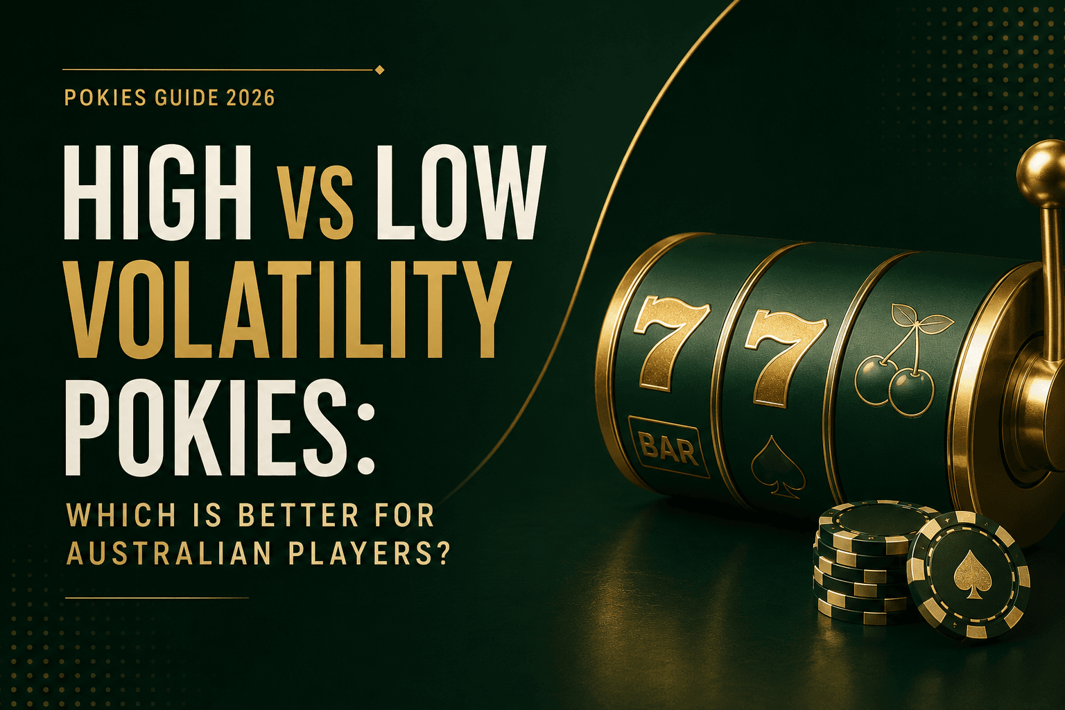 High vs Low Volatility Pokies Australia (2026): Which Is Better?